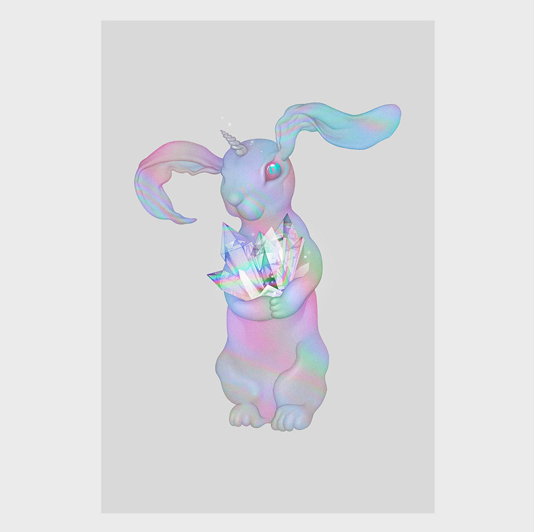 The Iridescent Rabbit Poster