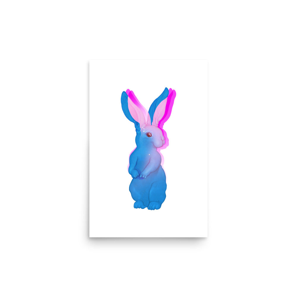 The Iris Rabbit Poster