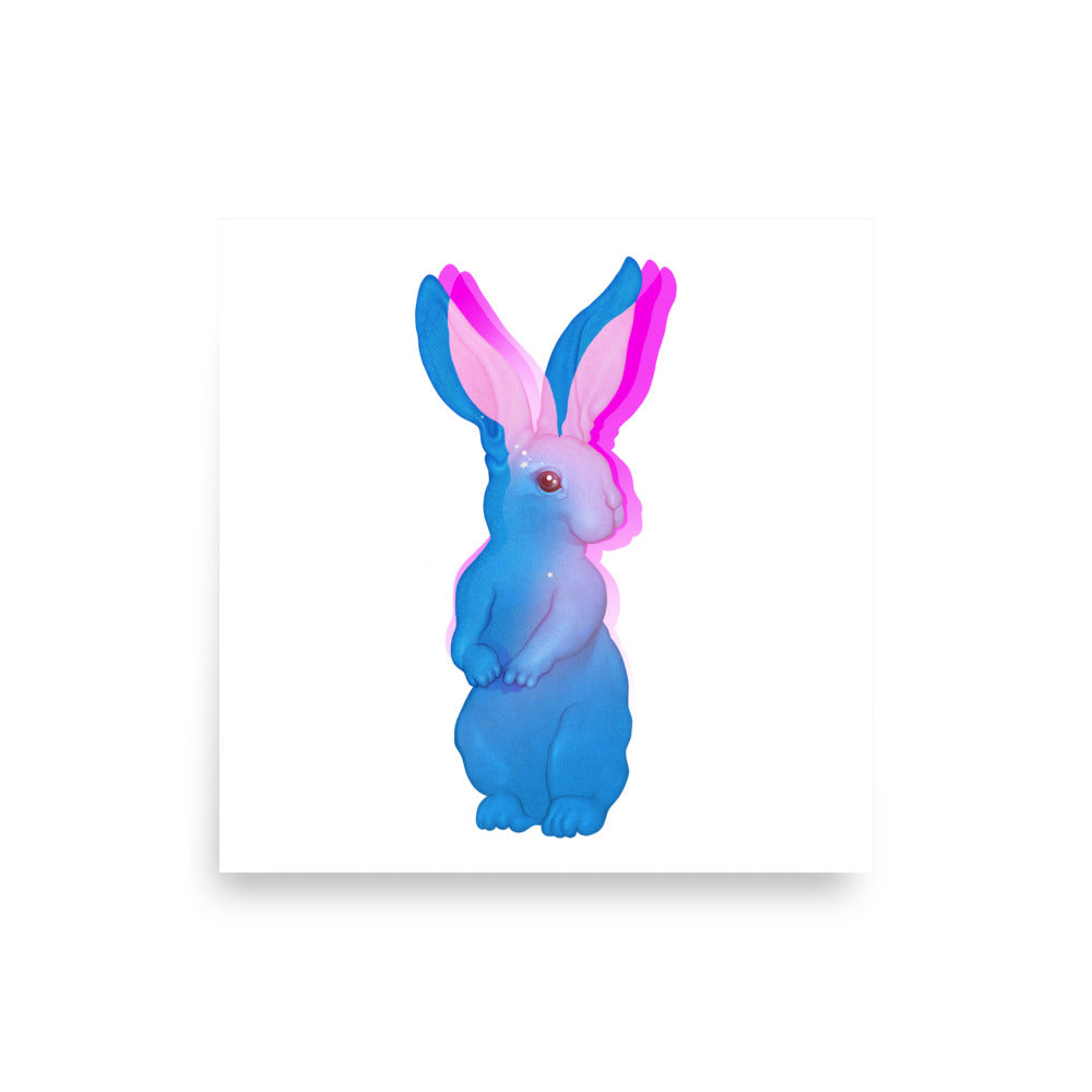 The Iris Rabbit Poster