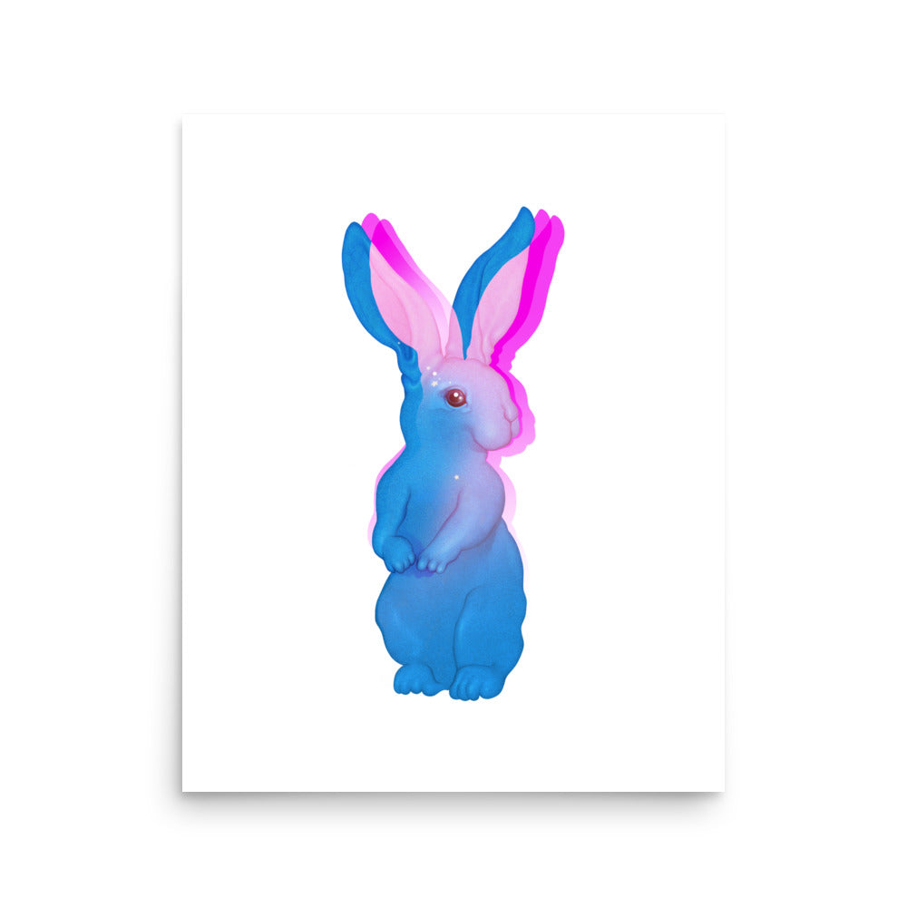 The Iris Rabbit Poster