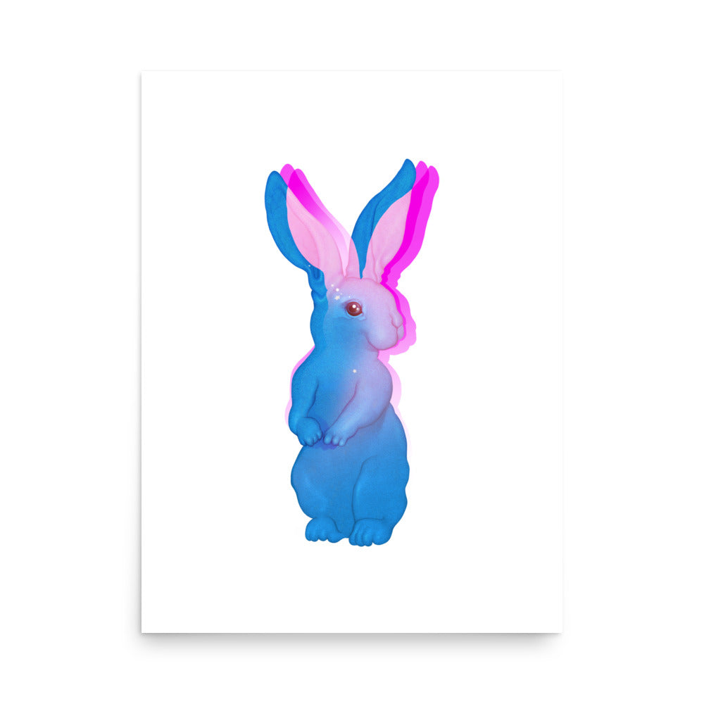 The Iris Rabbit Poster