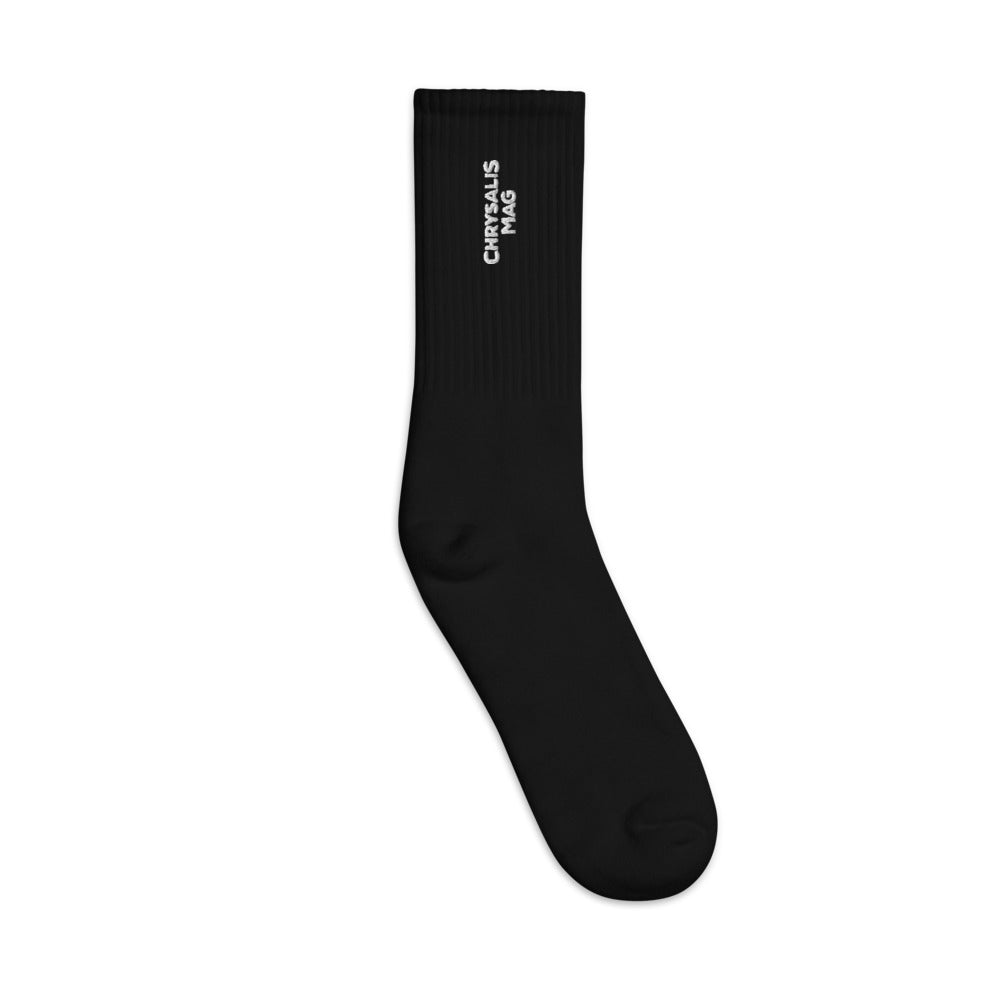 Chrysalis Mag Embroidered socks