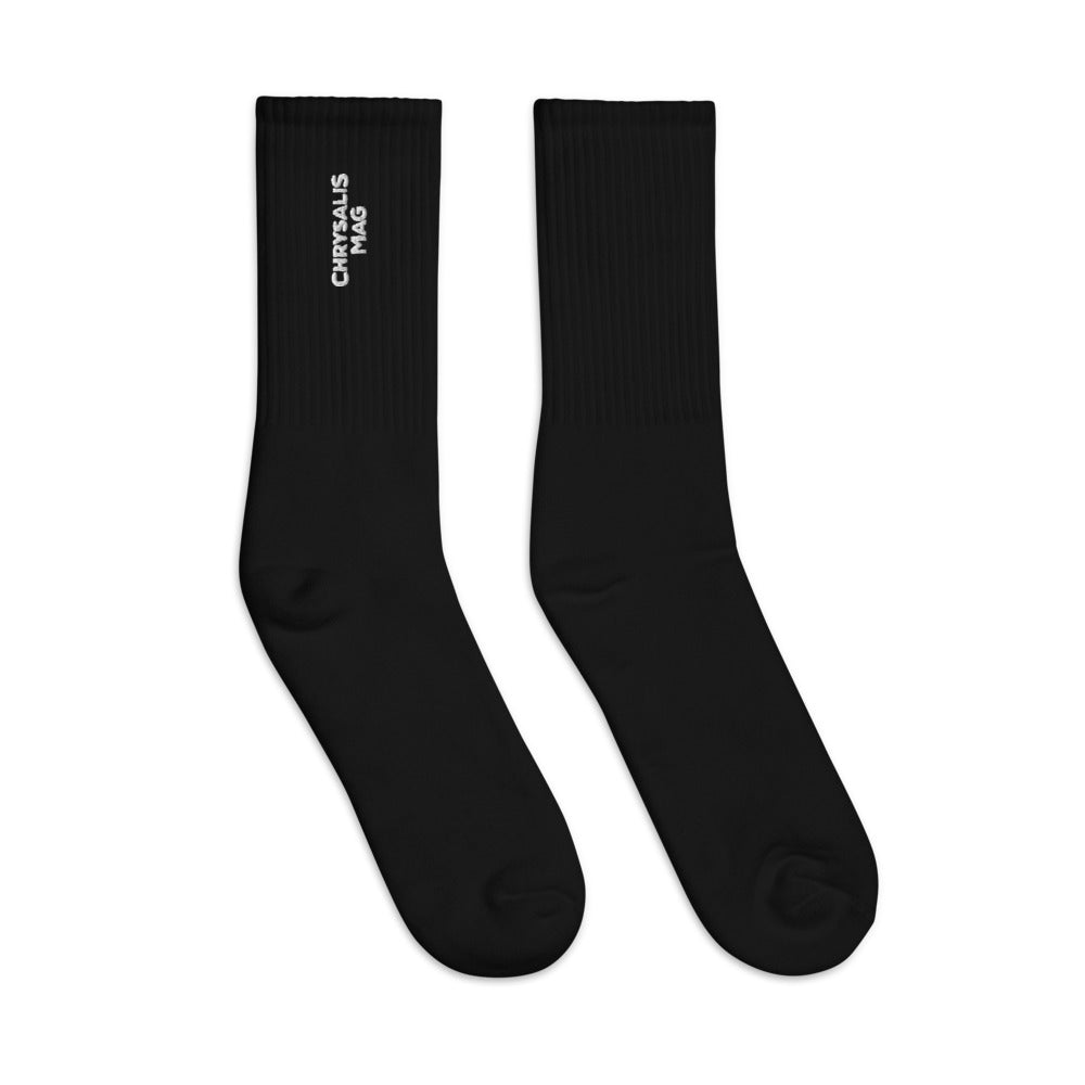 Chrysalis Mag Embroidered socks