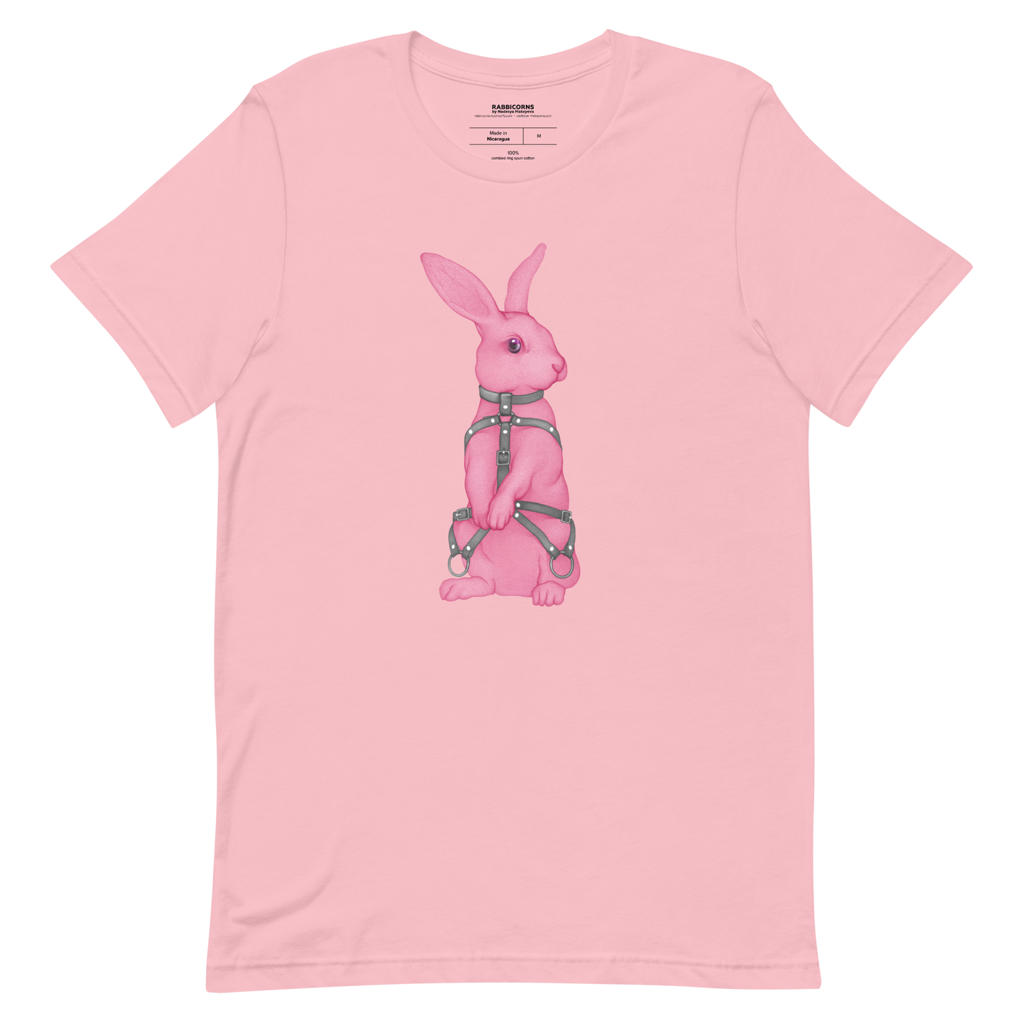 The Bandage Rabbit Pink Short-Sleeve Unisex T-Shirt