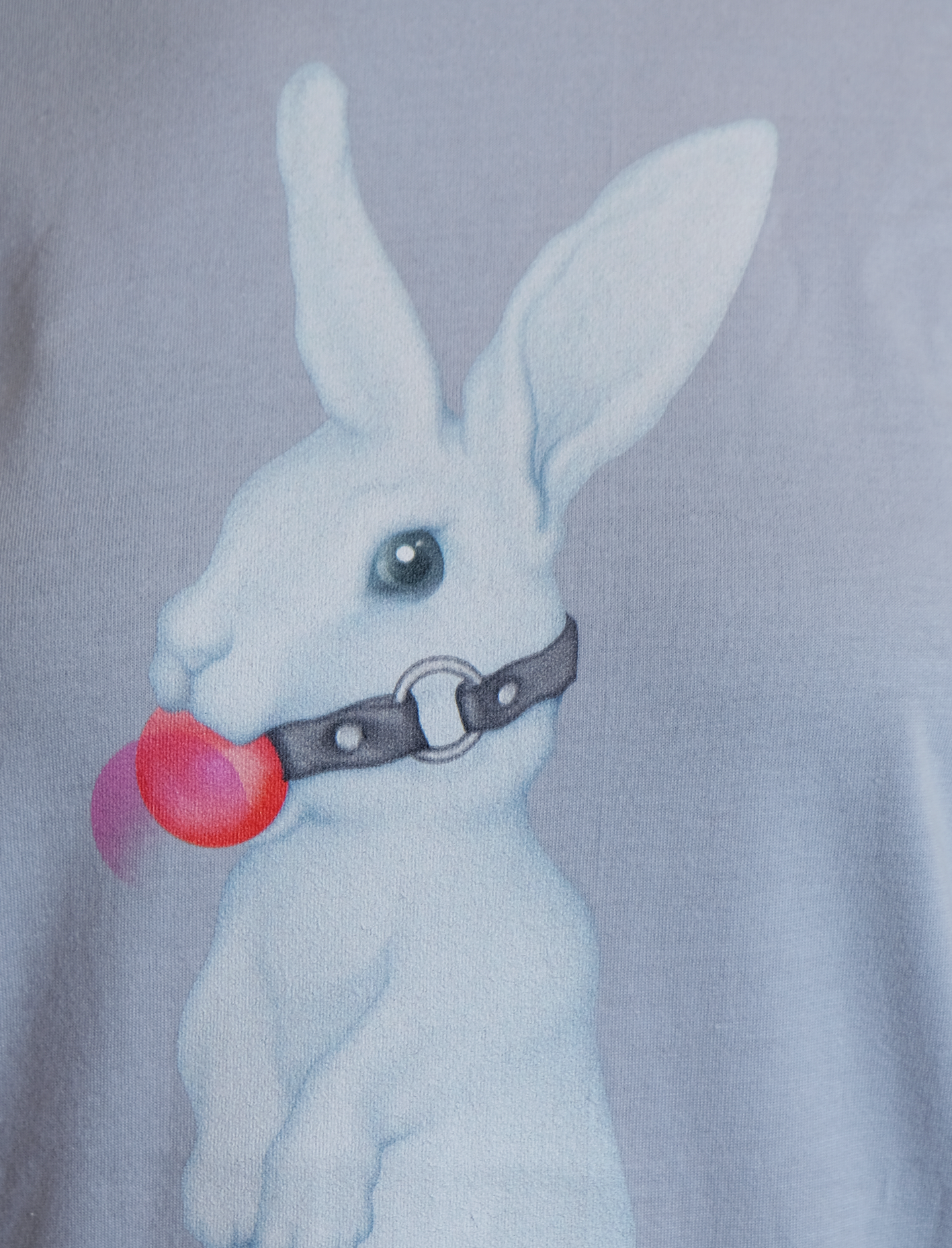 The Gag Rabbit Blue Short-Sleeve Unisex T-Shirt