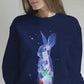 The Atomic Rabbit Navy Unisex Sweatshirt