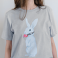 The Gag Rabbit Silver Short-Sleeve Unisex T-Shirt