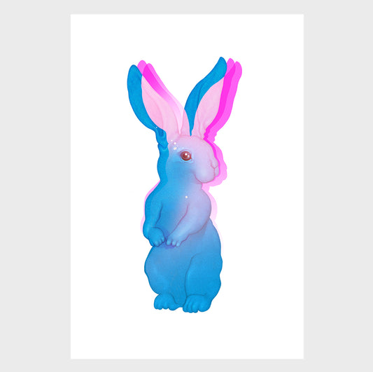 The Iris Rabbit Poster