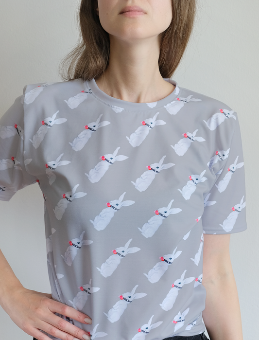The Gag Rabbit Pattern Nobel Short-Sleeve Unisex T-Shirt