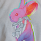 The Psilocybin Rabbit Silver Short-Sleeve Unisex T-Shirt