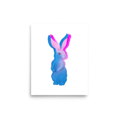 The Iris Rabbit Poster