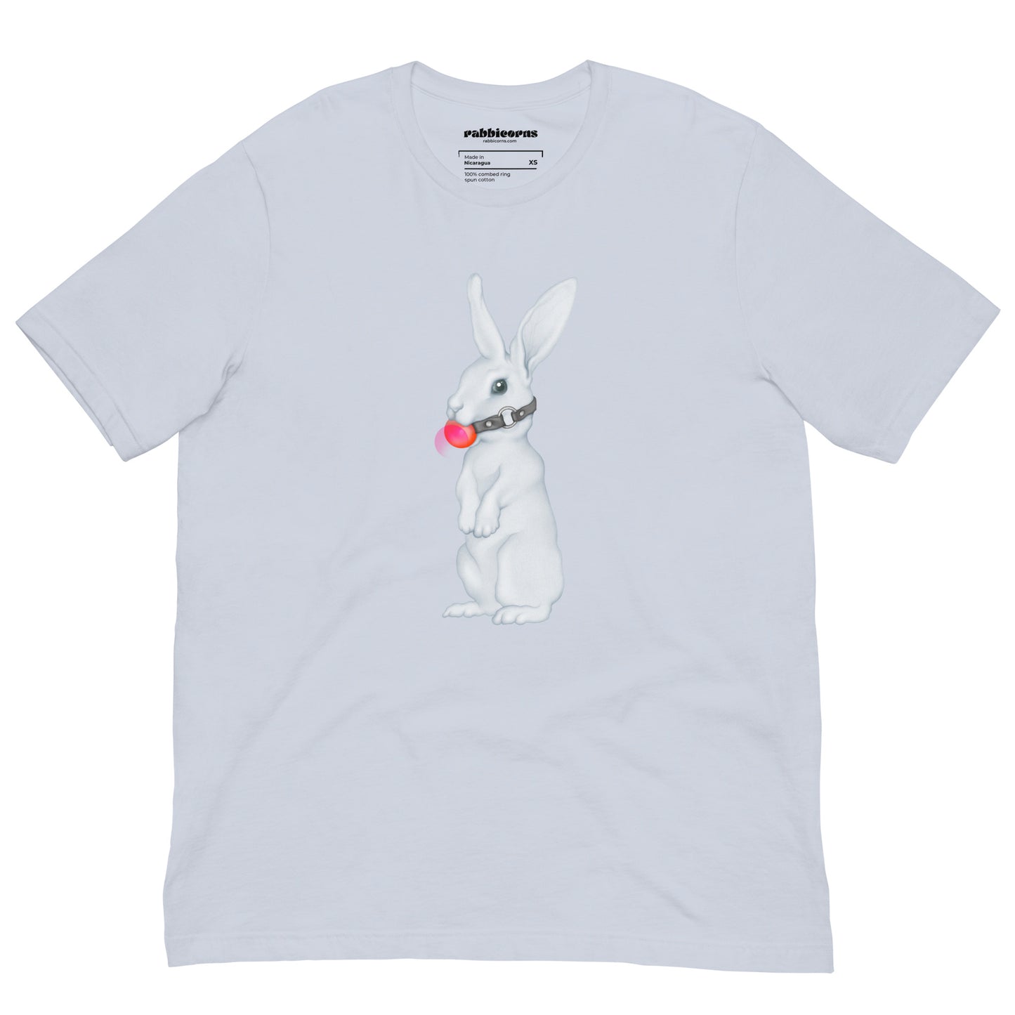 The Gag Rabbit Blue Short-Sleeve Unisex T-Shirt