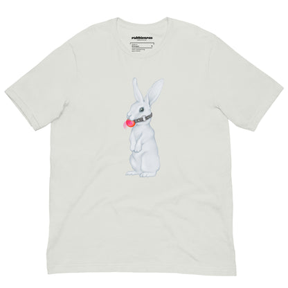 The Gag Rabbit Silver Short-Sleeve Unisex T-Shirt