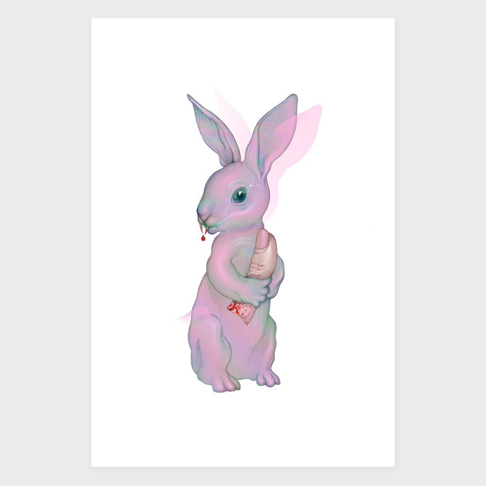 The Finger Rabbit Poster