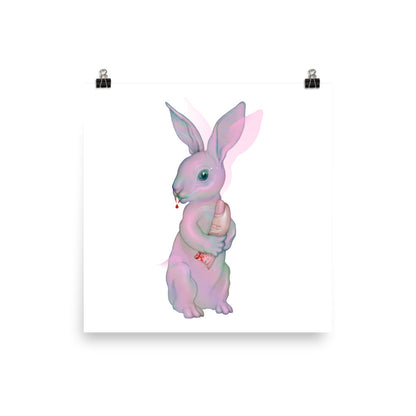 The Finger Rabbit Poster