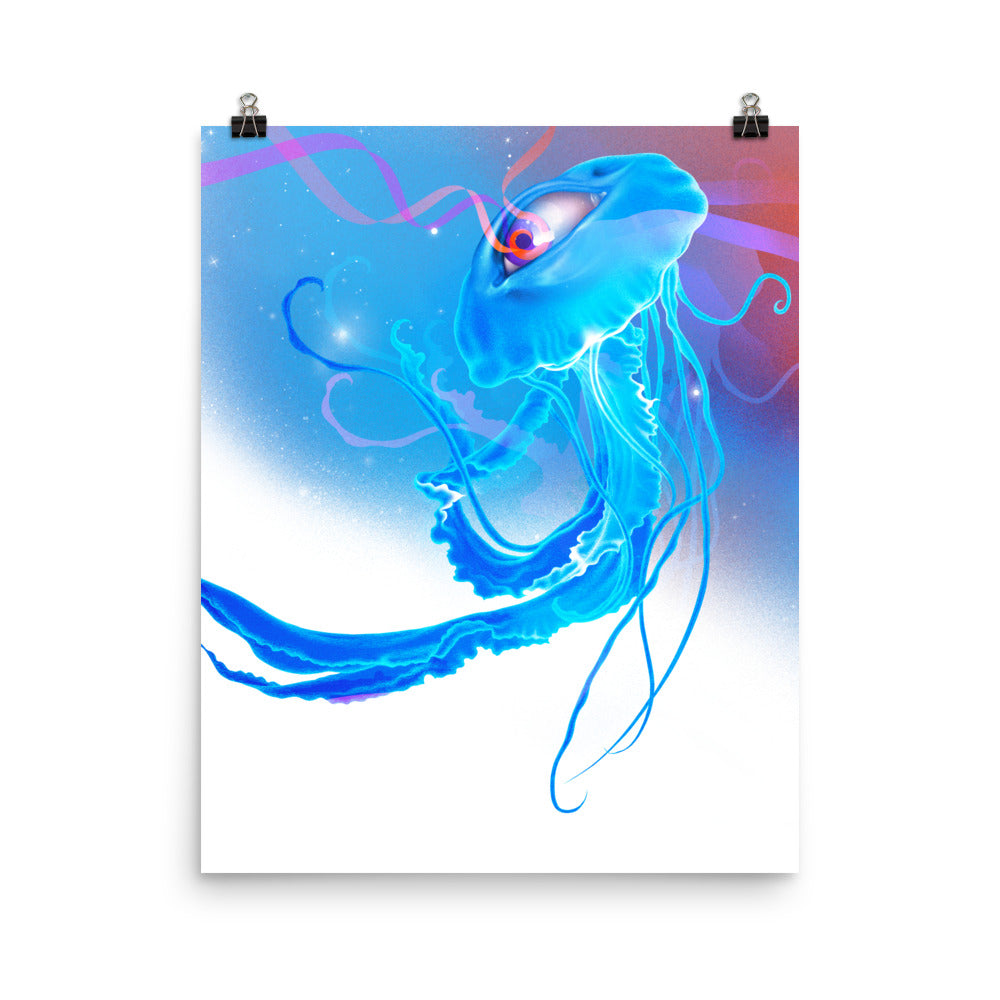 The Hypno Jellyfish Poster