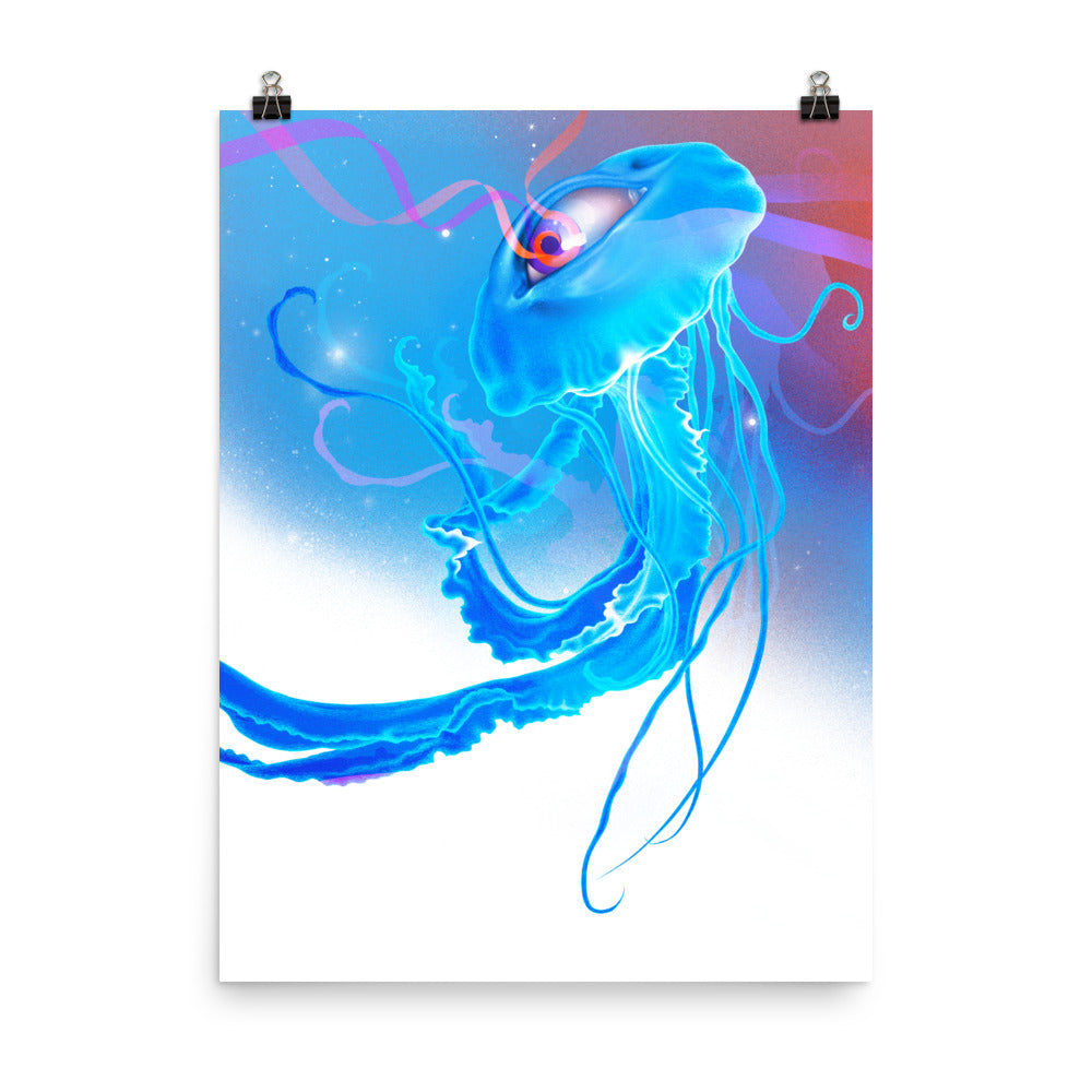 The Hypno Jellyfish Poster