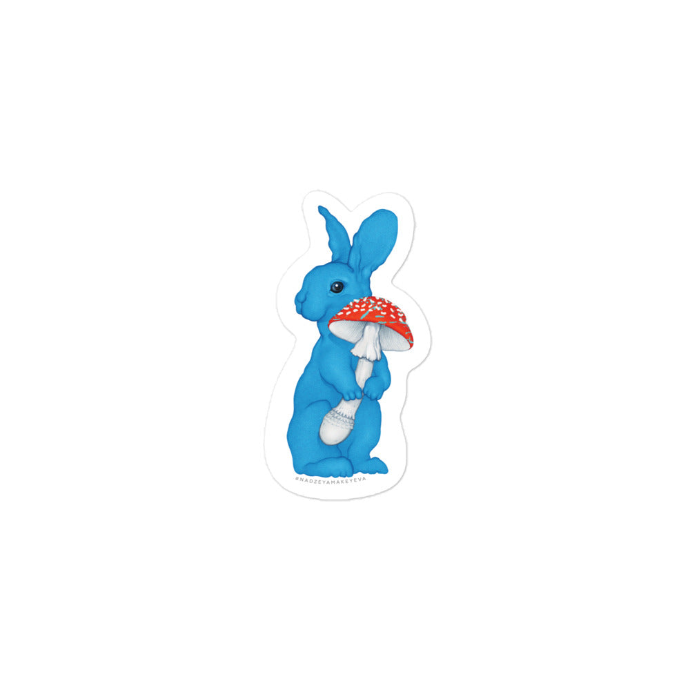 The Amanita Rabbit Sticker