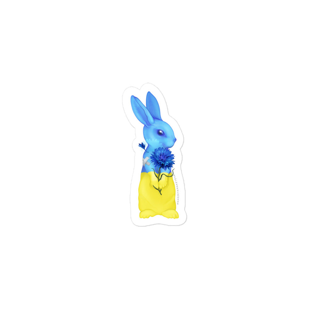 The Ukrainian Rabbit Sticker