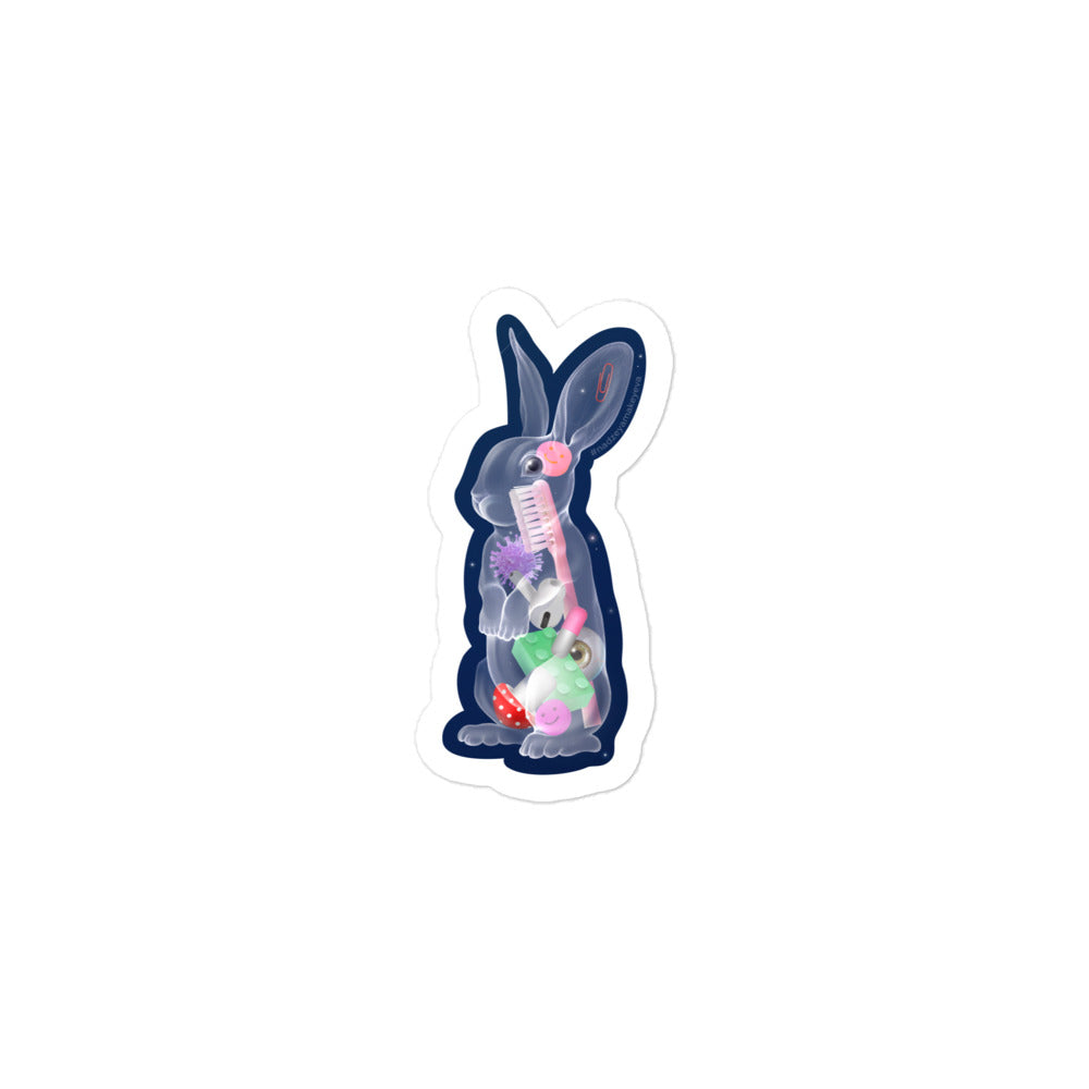 The Atomic Rabbit Sticker