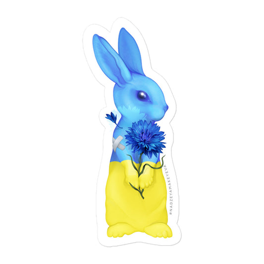 The Ukrainian Rabbit Sticker